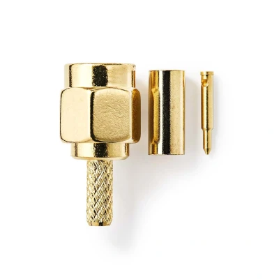 Afbeelding van SMA Connector Recht Male Verguld 50 Ohm Krimp Diameter Nedis