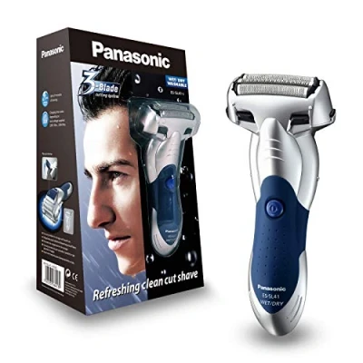Afbeelding van Panasonic Nat/droog scheerapparaat ES SL41 S503 met 3 scheerelementen, uitklapbare langharige trimmer, praktisch laadstation