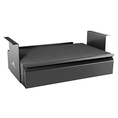 Afbeelding van Maclean MC 875 ondertafel lade met plank tot max. 5 kg onderbouw onder bureau houder hanglade