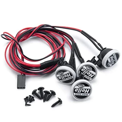Afbeelding van AXspeed 4 stks RC Ronde LED Licht met Cover voor 1/10 TRX Axiale SCX10 Tamiya CC01 D90 TF2 Auto