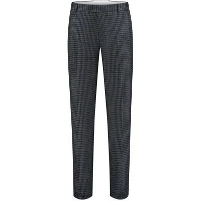 Afbeelding van GENTS Pantalon tweedlook ruit grijs 58