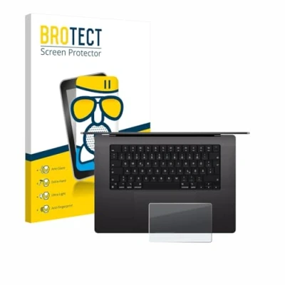 Afbeelding van BROTECT Screenprotector voor Apple MacBook Pro 16&quot; 2024 M4 (ALLEEN Touch Trackpad) Folie Beschermfolie Beschermglas matte