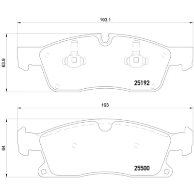 Afbeelding van Brembo Remblokset P 50 108