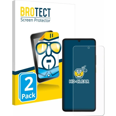 Afbeelding van BROTECT (2 Stuks) Schermbeschermer voor Xiaomi Poco X6 Pro Screen Protector Transparant