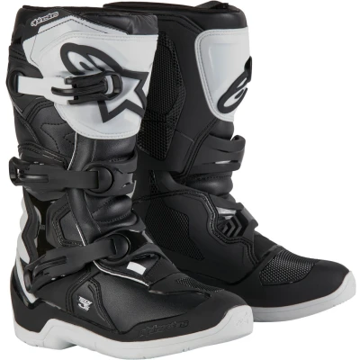 Afbeelding van Alpinestars 2024 Tech 3S Jeugd Crosslaarzen Wit / Zwart maat 37