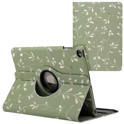 Afbeelding van Apple iPad 2017 (5e generatie) Hoes: iMoshion 360 Draaibare Design Bookcase 2.0 Groen Kunstleder Tablet Hoezen