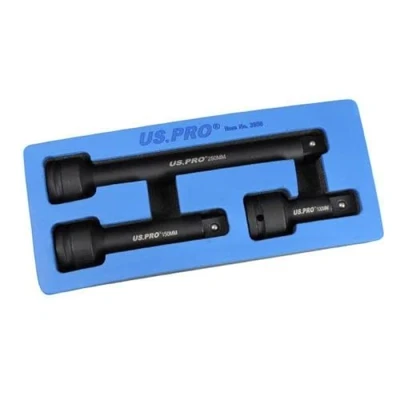 Afbeelding van US PRO Gereedschap 3 st 3/4 &quot;dr Impact Extension Bar Set Bars voor Sockets 3950