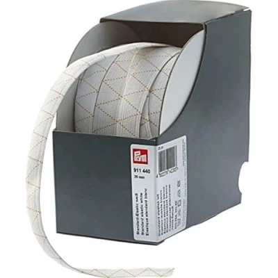 Afbeelding van Prym Standaard elastiek 20 mm Wit 25 m