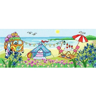 Afbeelding van Bothy Threads Kruissteek Kit Glamping Fun