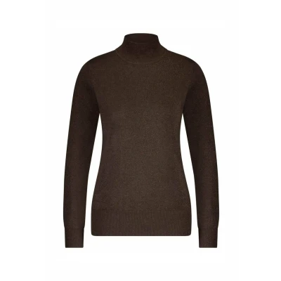 Afbeelding van Red Button top SRB4685 Turtle Sparkle Brown