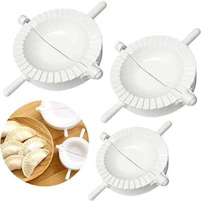 Afbeelding van Ravioli Dumpling Maker Set van 3 stuks Mould Deeg Press Handleiding Chinese Pie Schimmel Cutter Gyoza Empanada Gebak Druk Tool voor Thuis Keuken