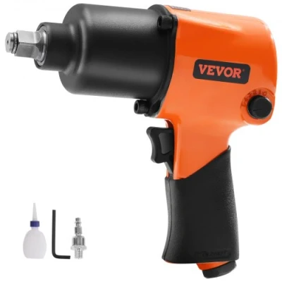Afbeelding van VEVOR slagmoersleutel perslucht max. losdraaimoment 1193Nm persluchtmoersleutel vierkantaandrijving 1,27cm