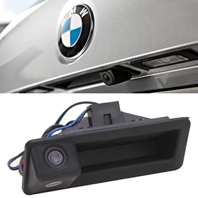 Afbeelding van Achteruitrijcamera voor auto&#039;s, 170 graden groothoek, auto, nachtzicht, waterdicht, camera geïntegreerd in de koffergreep, BMW E60, E61, E70, E71, E72, E82, E88, E84, E90, E91, E92, E93, X1, X5