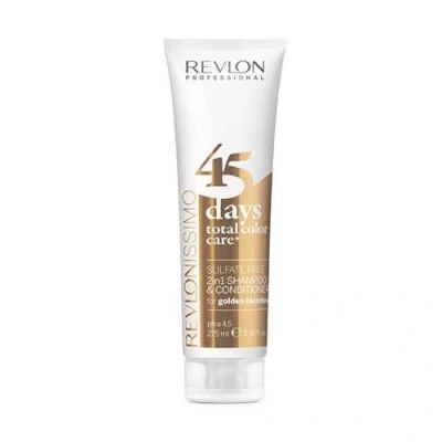 Afbeelding van Revlon 45 Days Color Shampoo &amp; Conditioner Golden Blondes 275 ml