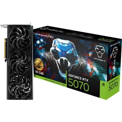 Afbeelding van Gainward Gain12GB D7 RTX 5070 Python III OC grafische kaart