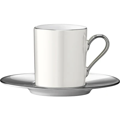 Afbeelding van Koffiekop L.S.A. Palazzo en Schotel Mother of Pearl 100 ml