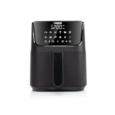 Afbeelding van Princess 01.182031.01.001 Airfryer 1350 W Timerfunctie, Instelbare temperatuur, Heteluchtfunctie, Oververhittingsbeveiliging, Anti aanbaklaag, Met display Zwart
