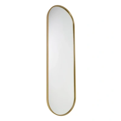 Afbeelding van Fragix Boston Passpiegel Ovaal Goud Metaal 130x40