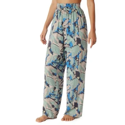 Afbeelding van Schiesser WEB LANG MIX Pyjamabroek, Dames, Maat: 48, Multicolor