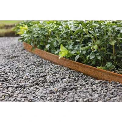 Afbeelding van Intergard Borderrand Cortenstaal 240x15cm