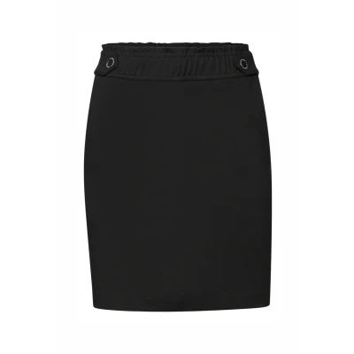 Afbeelding van Street One Paperbag Alijn rok, Dames, Maat: 42, Schwarz