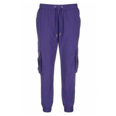 Afbeelding van Urban Classics Crinkle Trainingsbroek, Dames, Maat: Large, Bluepurple