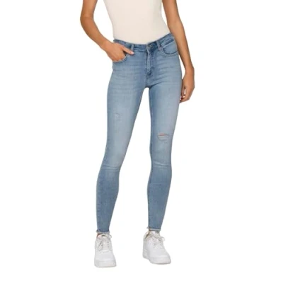 Afbeelding van Only Onlblush mid SK AK RW DS DNM REA685 Jeans blauw W32L32