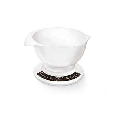 Afbeelding van Soehnle 65054 Culina Pro Analoge Keukenweegschaal Met Mengkom 2.5L Wit