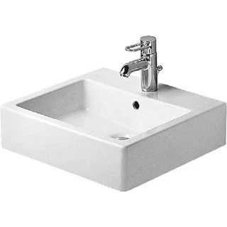 Afbeelding van Duravit Vero wastafel 50x47 cm. met 1 kraangat wit Tijdloze uitstraling