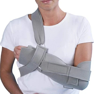 Afbeelding van Vulkan Pro Sling, universele shoulder immobiliser, eenheidsmaat, comfortabele schouderondersteuning, ideaal voor herstel van letsel, schouderdislocaties, gefractureerde arm (beschikbaar VAT