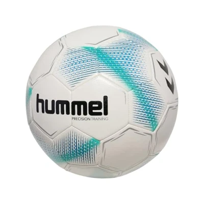 Afbeelding van Hummel Precision Voetbal, Maat: 4, White blue green