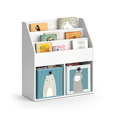 Afbeelding van Vicco Kinderboekenkast &quot;Luigi&quot;, Wit, 72 x 79 cm met 2 vouwboxen opt.6