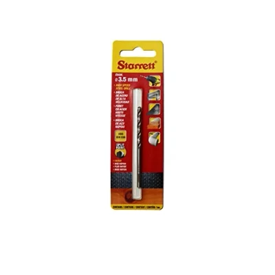 Afbeelding van Starrett Split Point Drill Bits HSS High Speed Steel 3.5x70mm KBAR035 Twist Bit For Cast Iron Wood Soft Materials