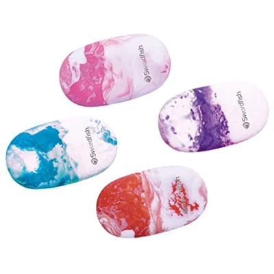 Afbeelding van Swordfish Marmeren gum [Pack van 24] PVC en ftalaat vrije tablet diverse kleuren [40375]
