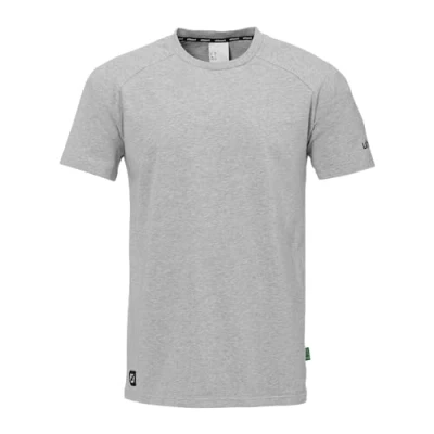 Afbeelding van Uhlsport Id T Shirt Kinderen Donkergrijs Gemeleerd / Zwart Maat: 140