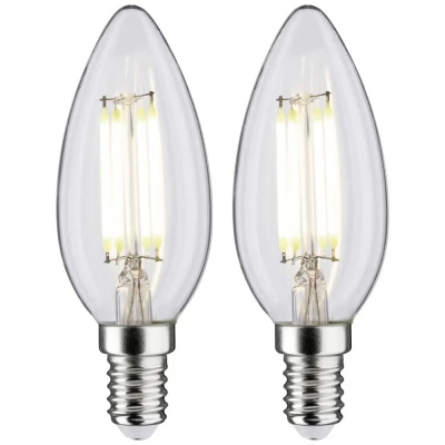 Afbeelding van Paulmann 70453 LED lamp Energielabel F (A G) E14 Kaars 4.8 W Neutraalwit (Ø x h) 35 mm 98 2 stuk(s)