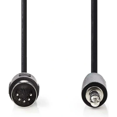 Afbeelding van Din naar jack 3.5 mm kabel Nedis 2 meter (Stereo)