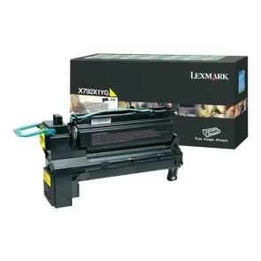 Afbeelding van Lexmark X792X1YG Toner Geel Extra hoge capaciteit