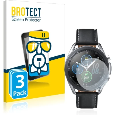 Afbeelding van BROTECT Screenprotector voor Samsung Galaxy Watch 3 (41mm) Folie Beschermfolie Beschermglas transparant (3 Stuks)