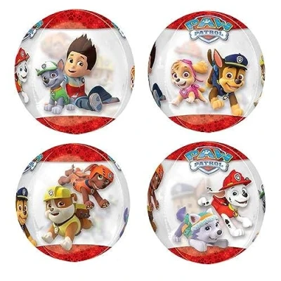 Afbeelding van PAW Patrol Ballon Folie 40 x 38cm Rood/Wit 1 stuks