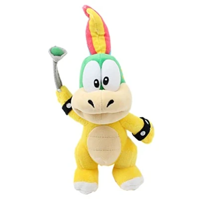Afbeelding van Laruokivi Cartoon Koopaling Lemmy Pluche Speelgoed Baby Bowser Jr Koopa Zachte Gevulde Dierenpop 9&#039;&#039; Figuur