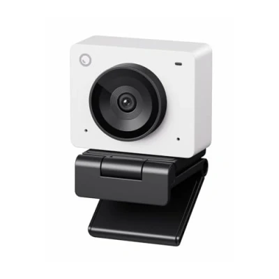 Afbeelding van OBSBOT Meet SE 1080P@100 FPS Webcam voor PC met 1/2,8&quot; Sensor, AI Framing en Autofocus, Beauty Mode, Lichtgewicht, Gebarenbediening, DOL HDR, Streaming, Vergaderingen, Gaming (Cloud White)