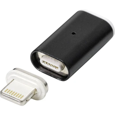 Afbeelding van Renkforce Mobiele telefoon, Laptop Adapter [1x USB C bus 1x Apple dock stekker Lightning] RF 4746078 Magnetische stek