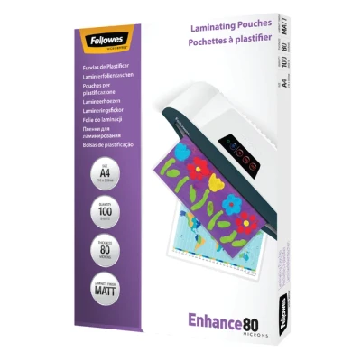 Afbeelding van Lamineerhoes Fellowes A4 2x80micron mat 100stuks