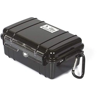 Afbeelding van Peli 1050 Micro Case Voor Het Beschermen Van Kleine Spullen En Elektronica Sd Kaarten, Pda, Gps, Digitale Camera Tegen Stoten, Ip67 Waterdicht, Capaciteit: 1L, Gemaakt In De Vs, Kleur: Zwart