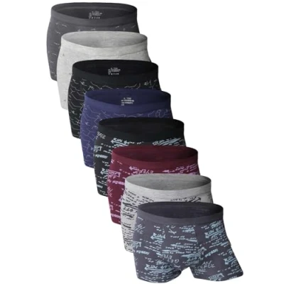 Afbeelding van Youlehe Herenboxershorts, zacht bamboe ondergoed, luchtdoorlatend, multipack, XL