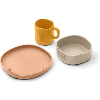 Afbeelding van Liewood Kinne kinderserviesset 3 delig Multicolor
