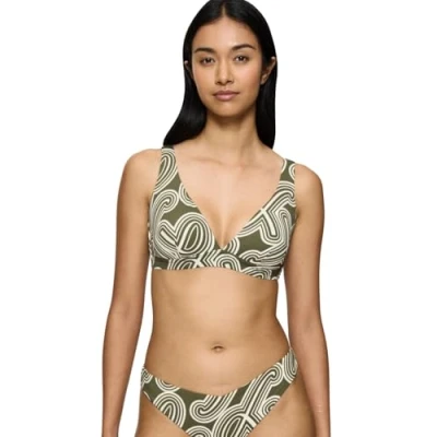 Afbeelding van Triumph FLEX Smart Summer Plunge Bikinitop, Dames, Maat: 70A 80C, Green