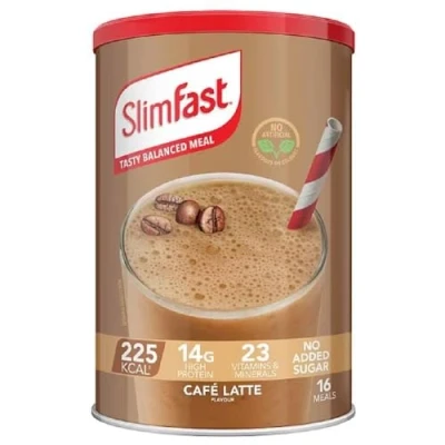 Afbeelding van SlimFast Café Latte Smaak, 16 Porties, 584 g