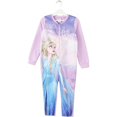 Afbeelding van Frozen Onesie huispak jumpsuit pyjama roze maat 92/98 2/3 jaar